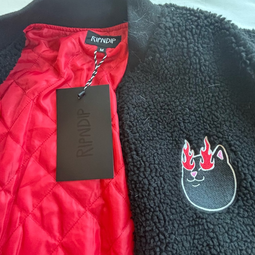 Ripndip Black Sherpa Jacket